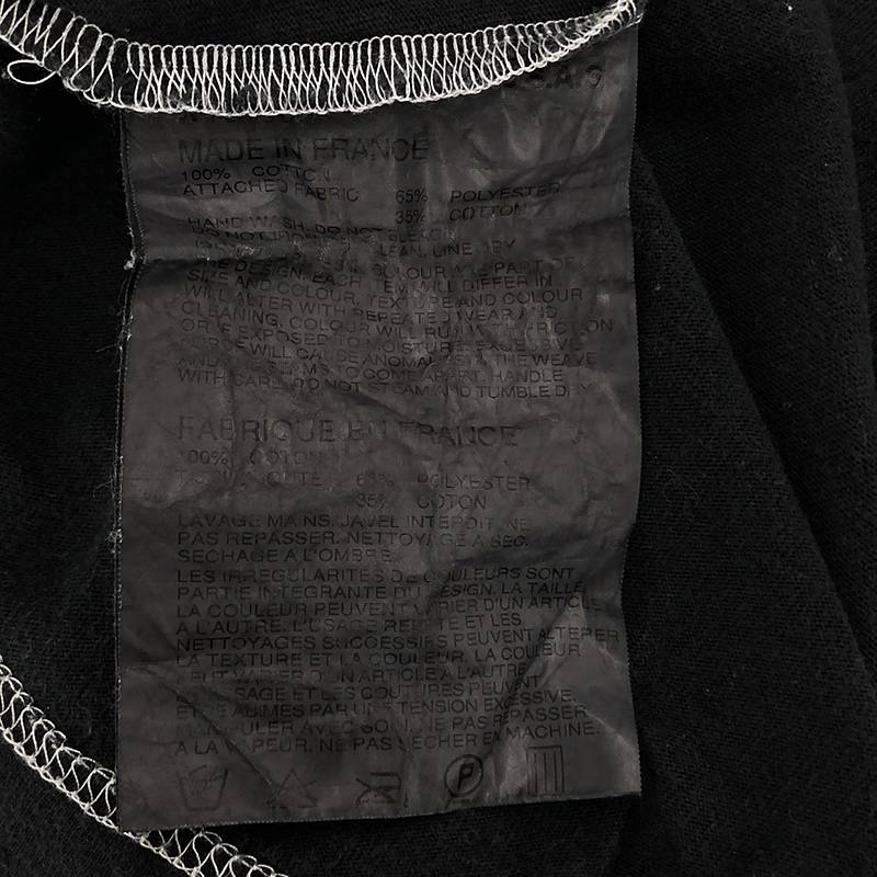 COMME des GARCONS SHIRT / コムデギャルソンシャツ コットン 製品染め 袖切替 ロングスリーブTシャツ