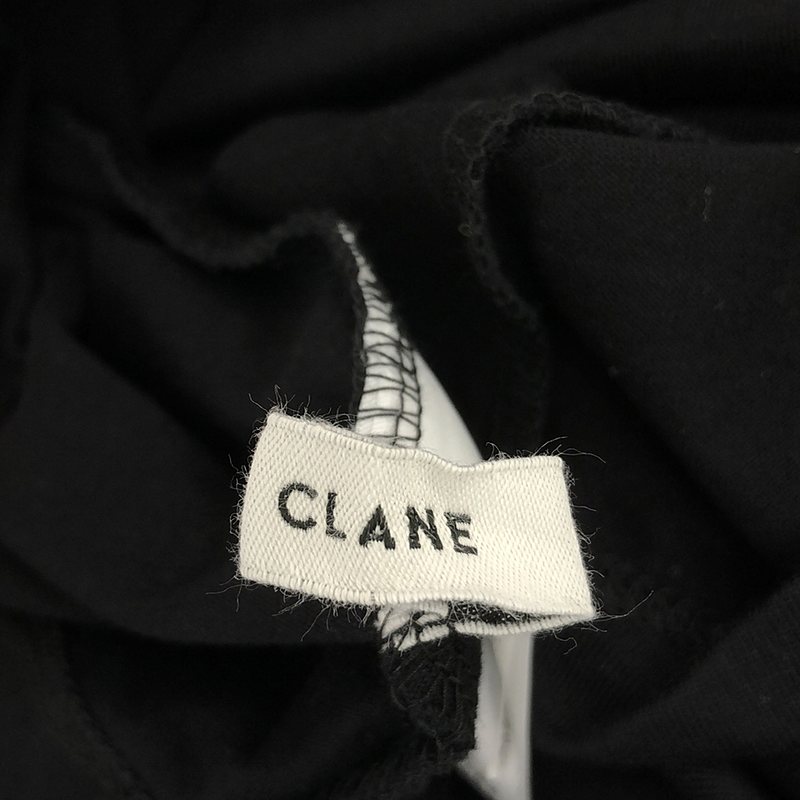 CLANE / クラネ BACK OPEN HALTER NECK TOPS カットソー