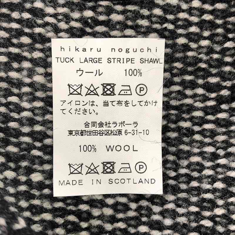 その他 tuck large stripe shawl ロングマフラー