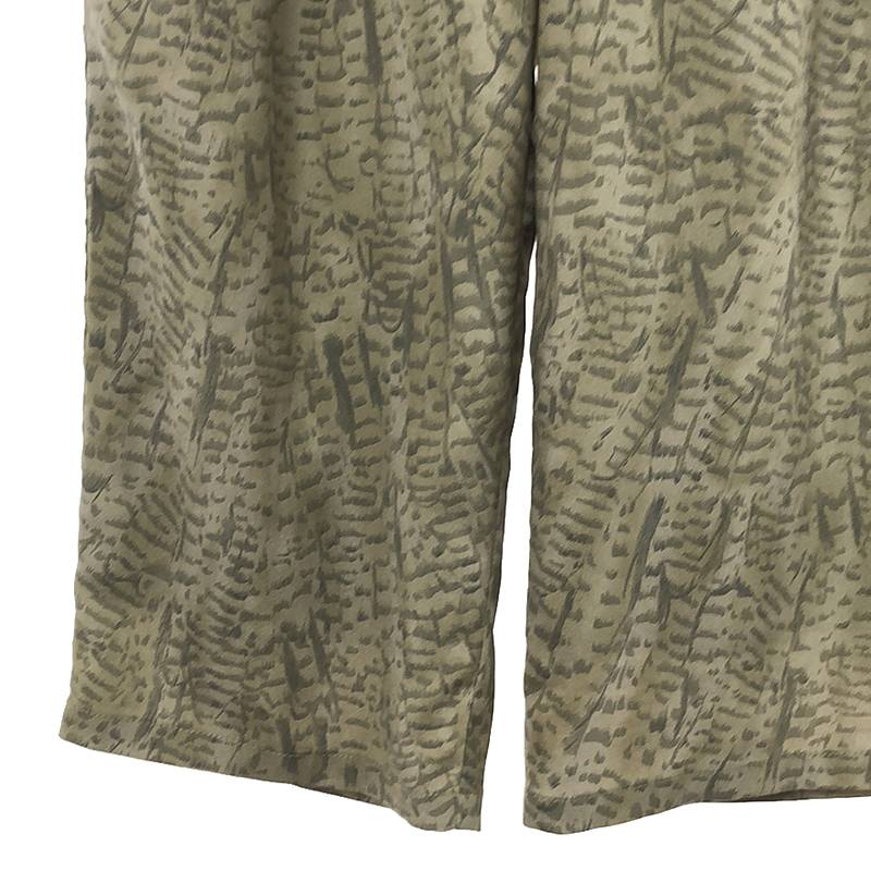 CLANE / クラネ 2タック ハイウエストパイソンパンツ / 総裏地