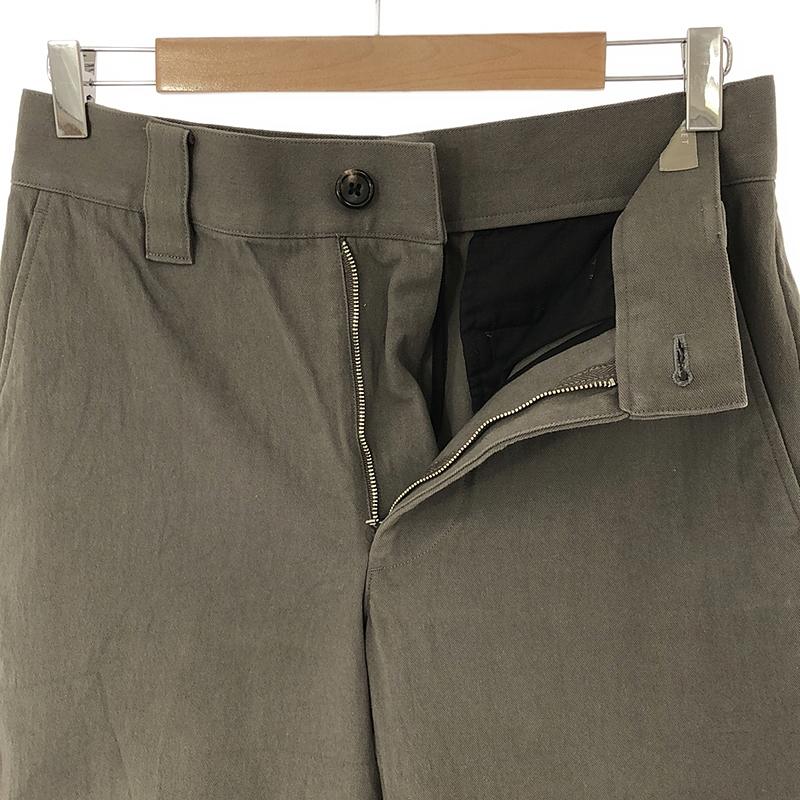 MARGARET HOWELL / マーガレットハウエル コットンツイル ストレートパンツ