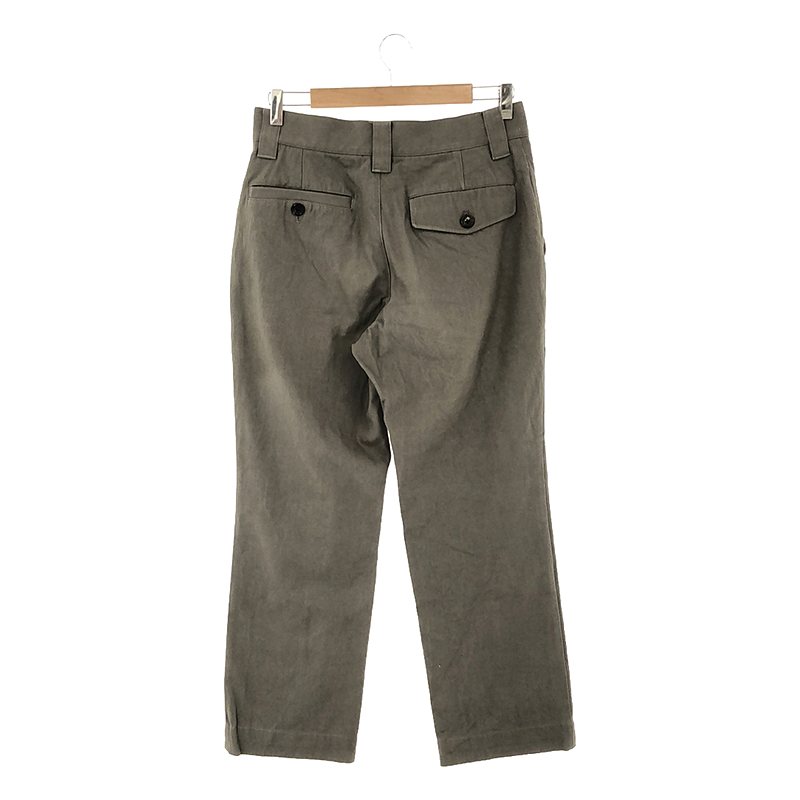 MARGARET HOWELL / マーガレットハウエル コットンツイル ストレートパンツ