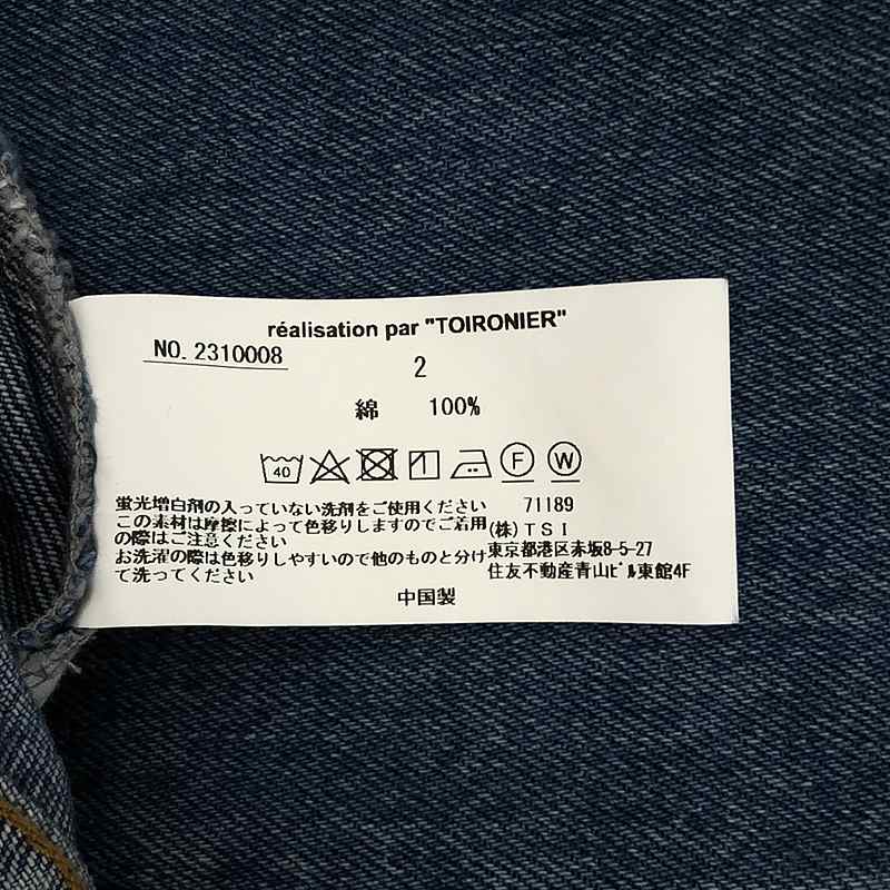 Toironier / トワロニエ Elephant Denim ワイドデニムパンツ