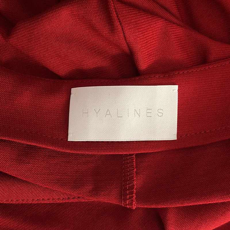 HYALINES / ハイアリン ワイドスリーブ ウエストギャザーワンピース