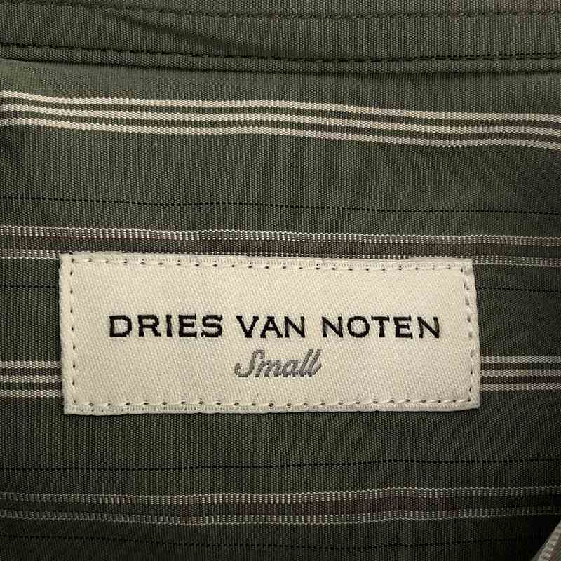 DRIES VAN NOTEN / ドリスヴァンノッテン コットン ストライプ ロングシャツ