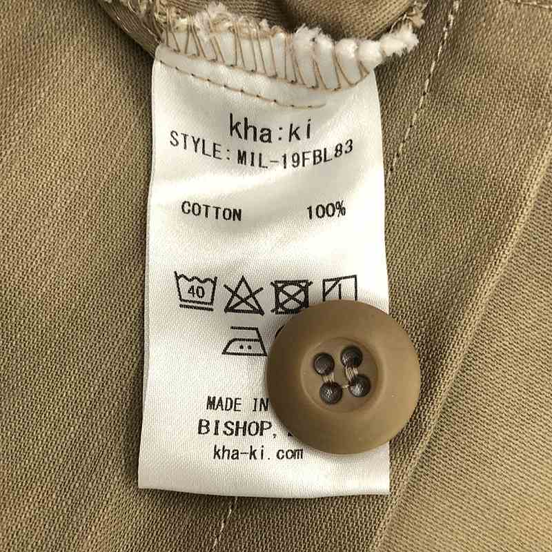 kha:ki / カーキ WIDE FATIGUE SHIRT JKT ジャケット