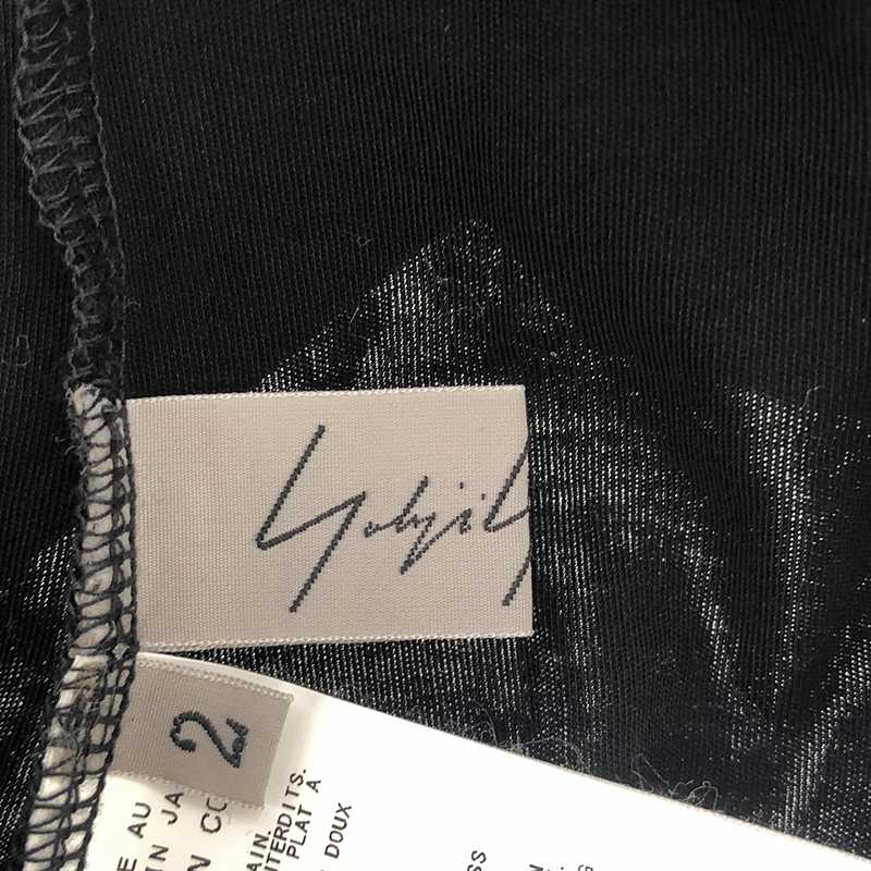 Yohji Yamamoto FEMME / ヨウジヤマモトファム コットンジャージー カットソー Tシャツ