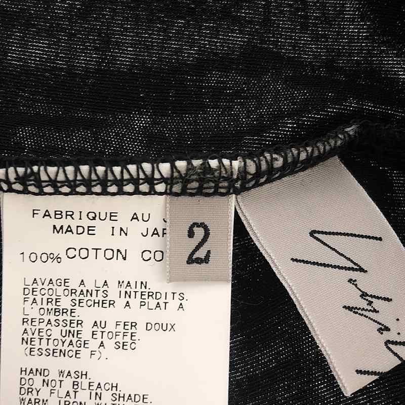 Yohji Yamamoto FEMME / ヨウジヤマモトファム コットンジャージー カットソー Tシャツ