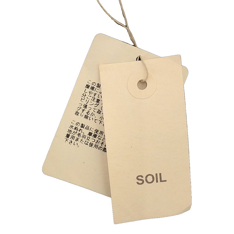 SOIL / ソイル チェック ウール ロングストール マフラー