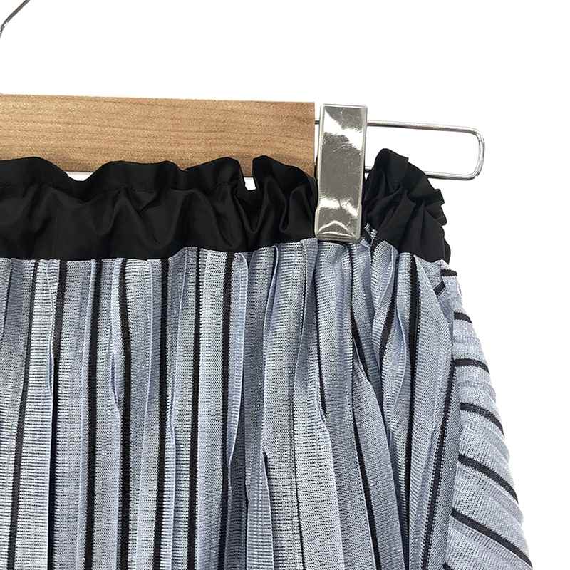 malamute / マラミュート ペチコート付きドローストリング プリーツスカート