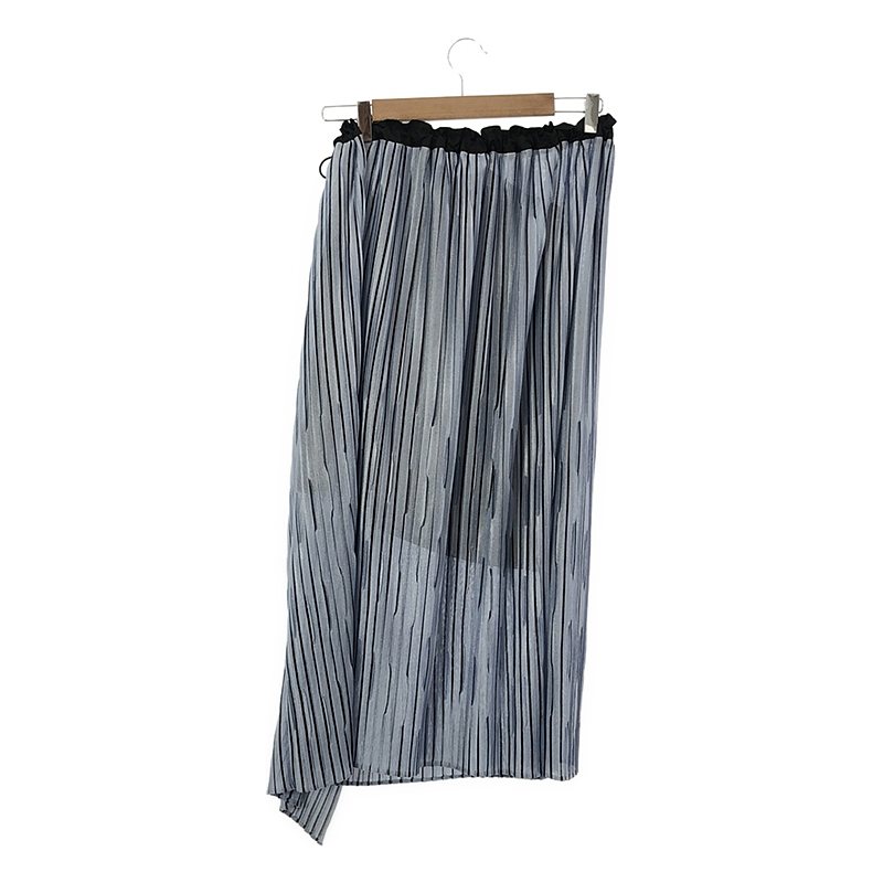 malamute / マラミュート ペチコート付きドローストリング プリーツスカート