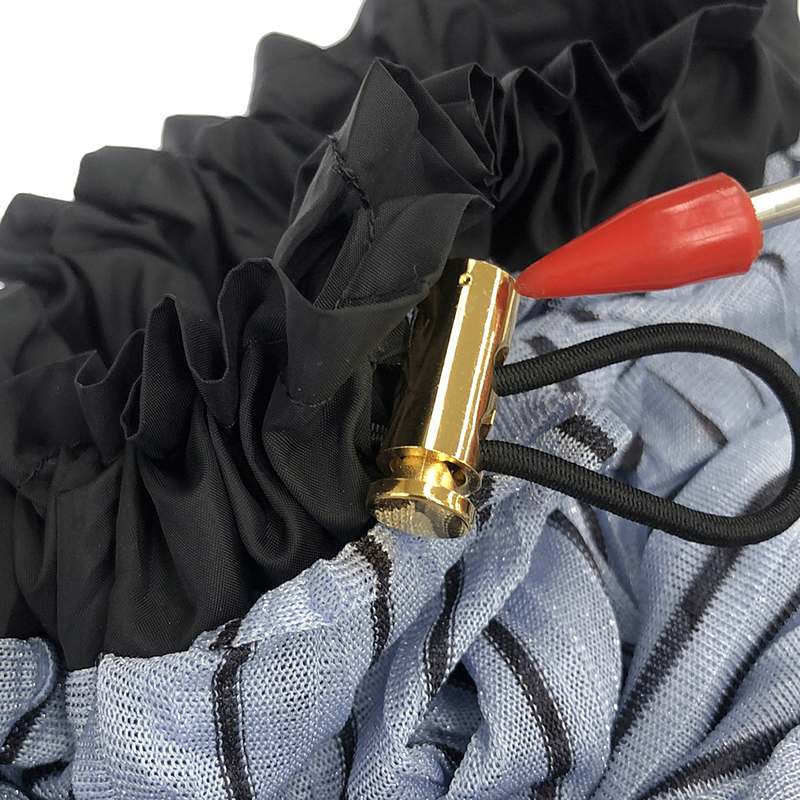 malamute / マラミュート ペチコート付きドローストリング プリーツスカート