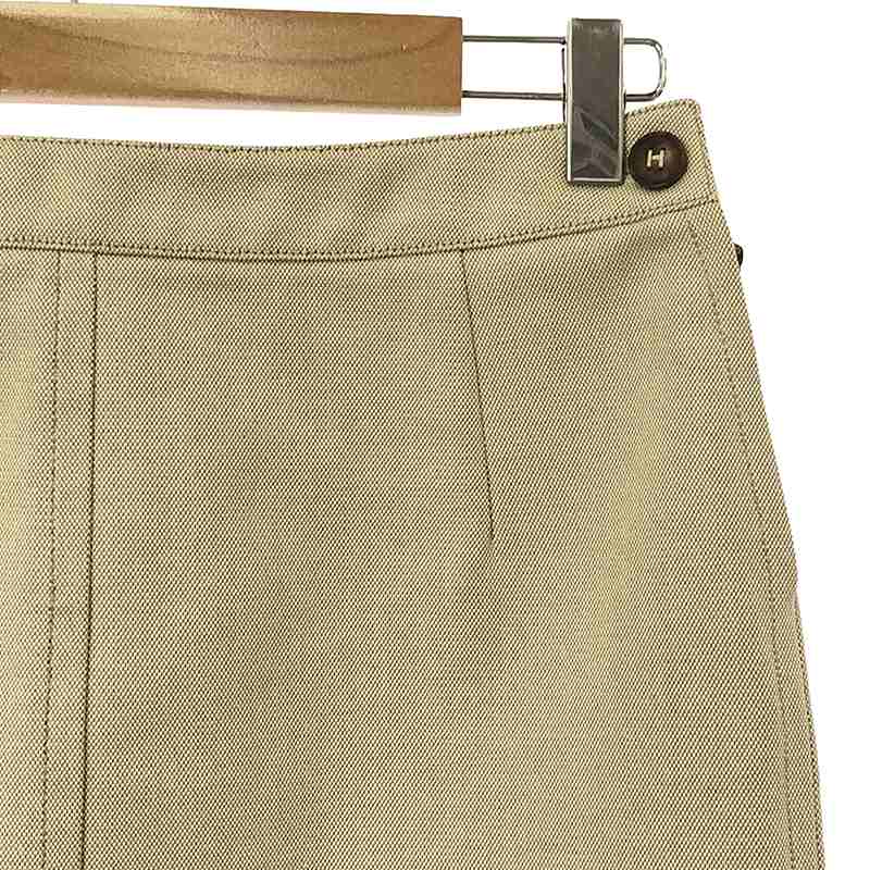 HERMES / エルメス マルジェラ期 Hボタン コットン タイトロングスカート