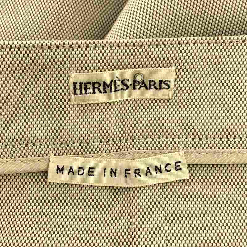 HERMES / エルメス マルジェラ期 Hボタン コットン タイトロングスカート