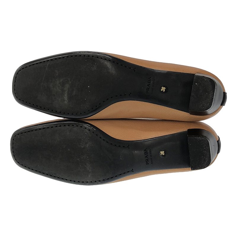 PRADA / プラダ レザー ローファー パンプス