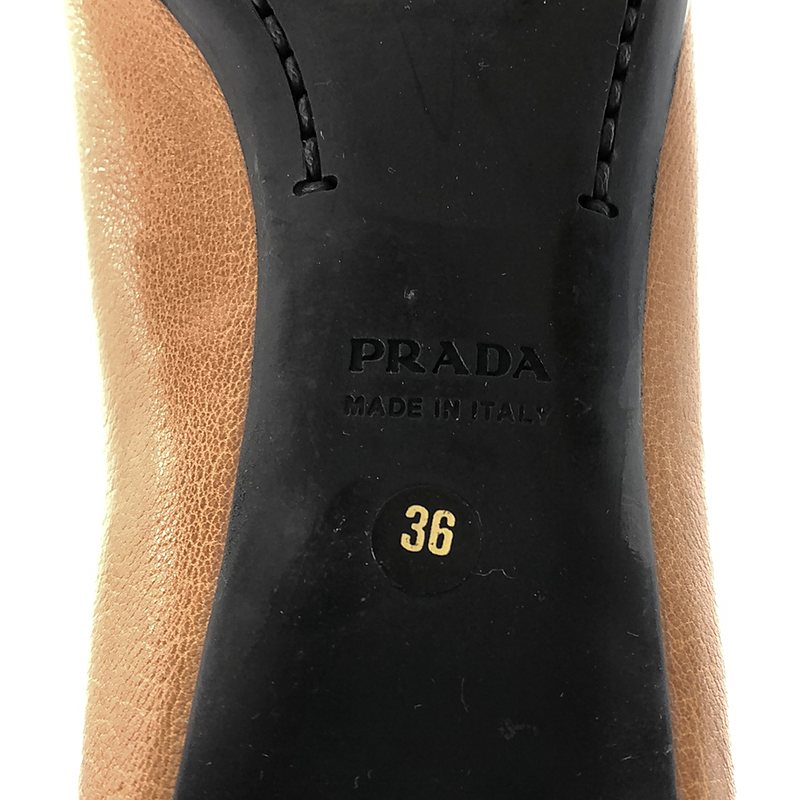 PRADA / プラダ レザー ローファー パンプス