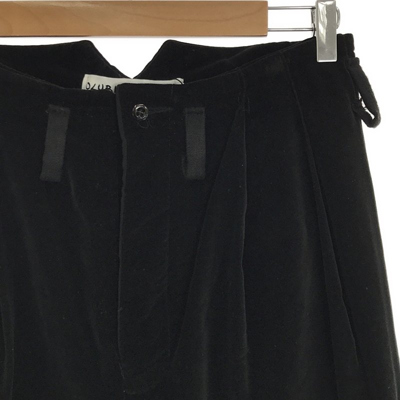 OLUBIYI THOMAS / オルヴィトーマス kick back cargo pants ベルベット カーゴパンツ
