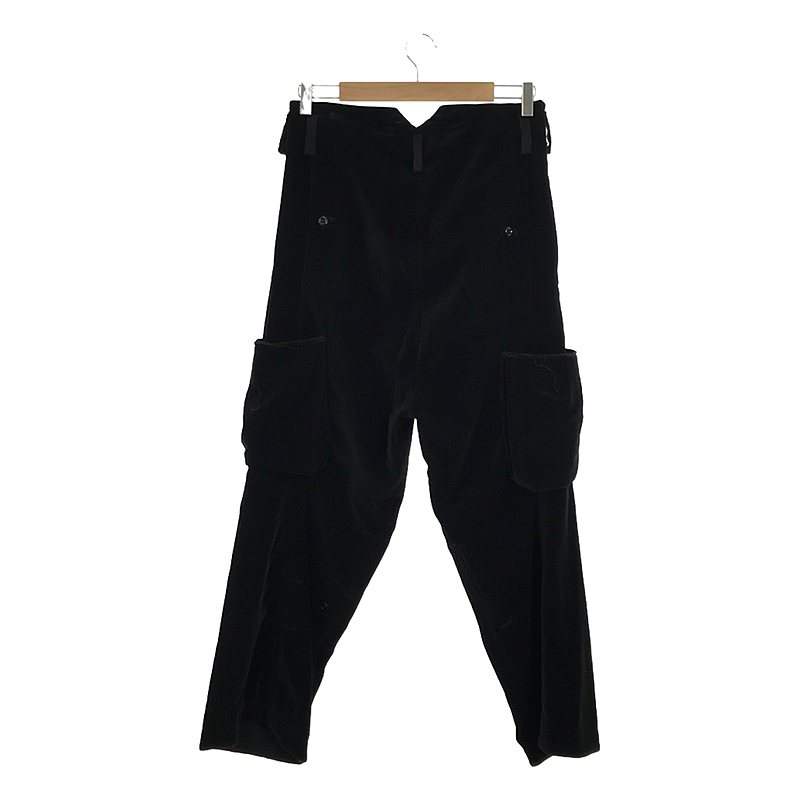 OLUBIYI THOMAS / オルヴィトーマス kick back cargo pants ベルベット カーゴパンツ
