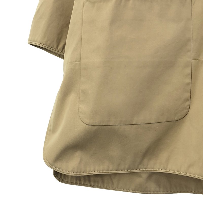 Drawer / ドゥロワー Cotton gabardine V-neck blouse プルオーバーブラウス