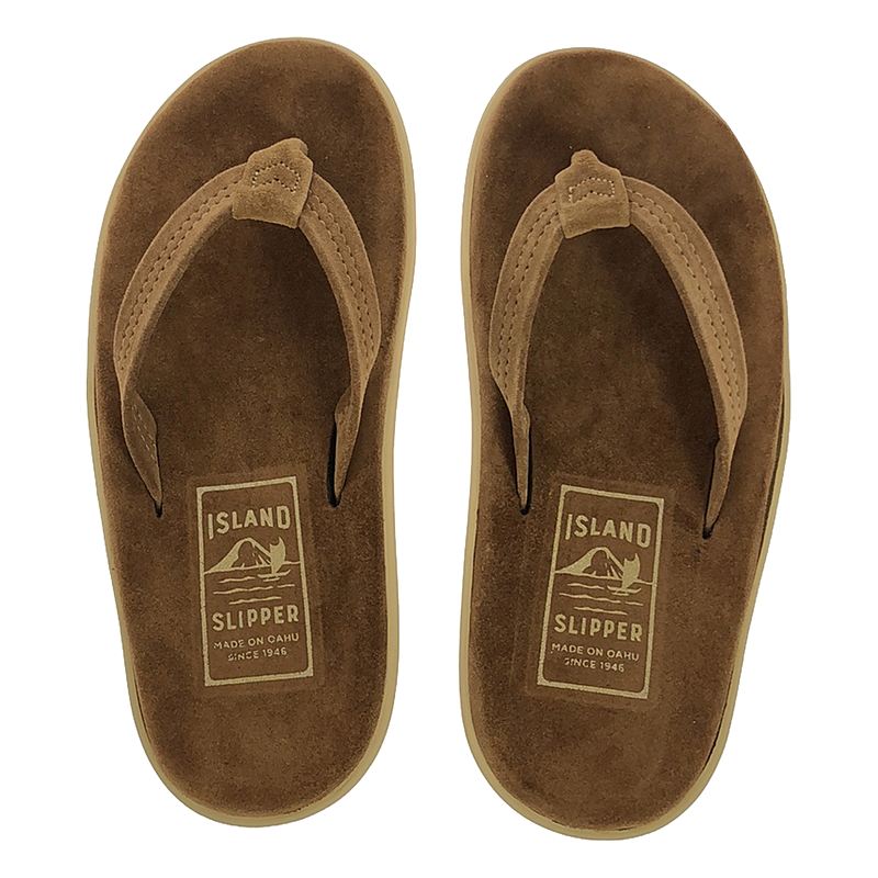 ISLAND SLIPPER / アイランドスリッパ PEANUT SUEDE スエードビーチサンダル