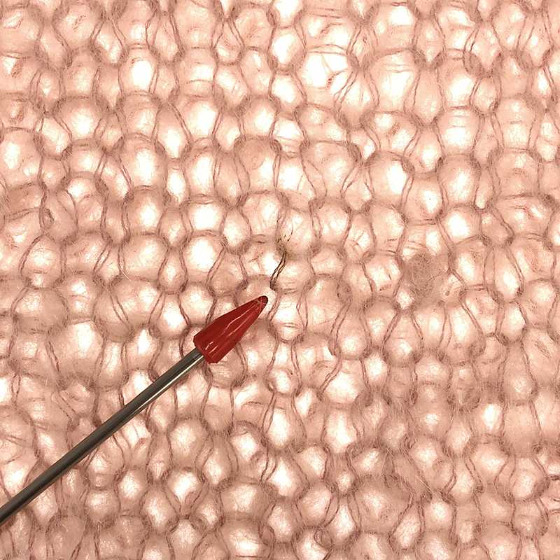 Maiami basic / マイアミベーシック モヘア ローゲージニット