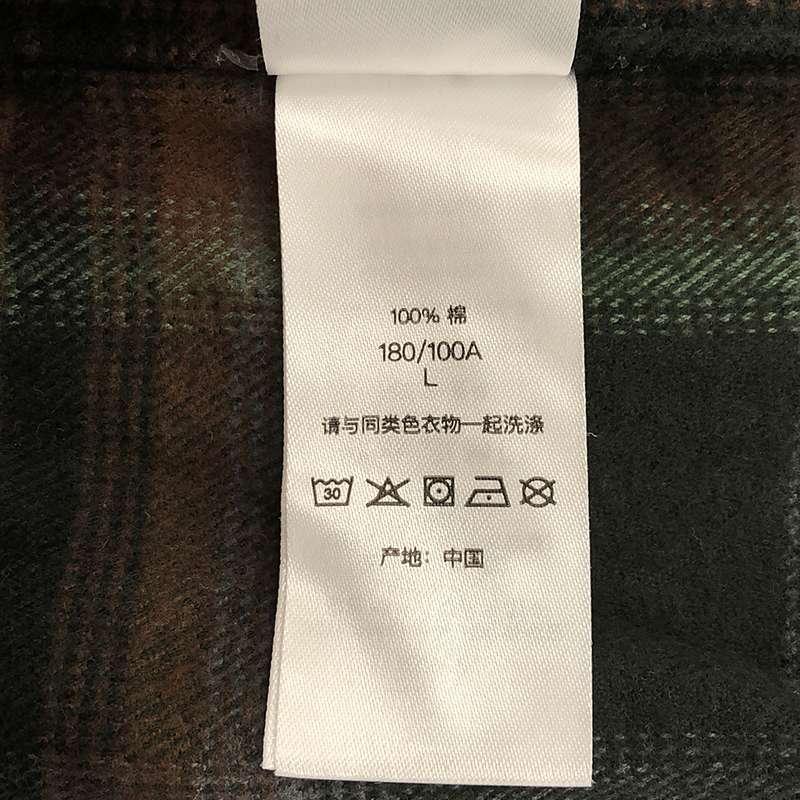 SUPREME / シュプリーム Shadow Plaid Flannel Zip Up Shirt  /  シャドウ プラッド フラネル ジップ アップ シャツ ジャケット