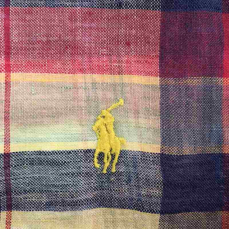 RALPH LAUREN / ラルフローレン リネン マドラスチェック シャツ