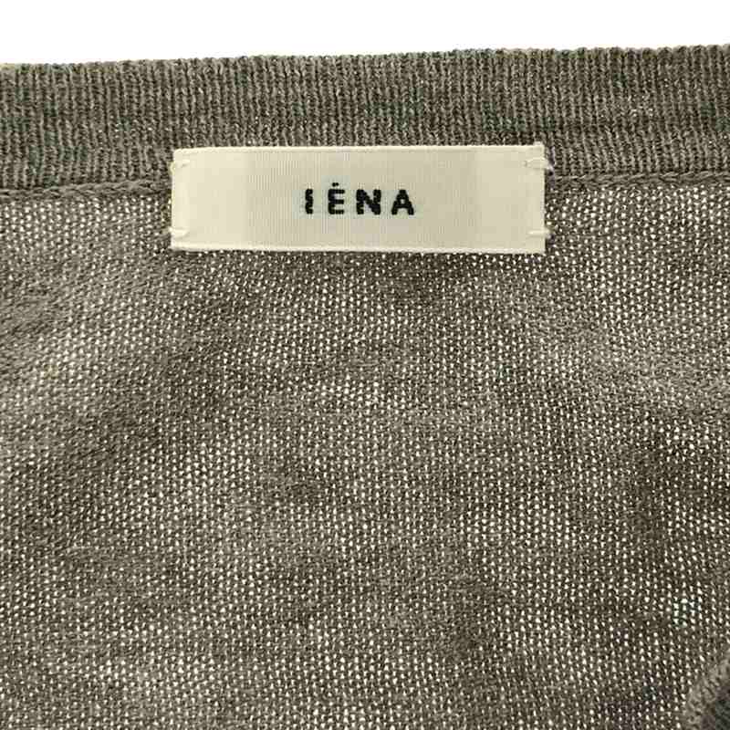 IENA / イエナ アンサンブル コットン麻 クルーネックカーディガン / ノースリーブプルオーバー
