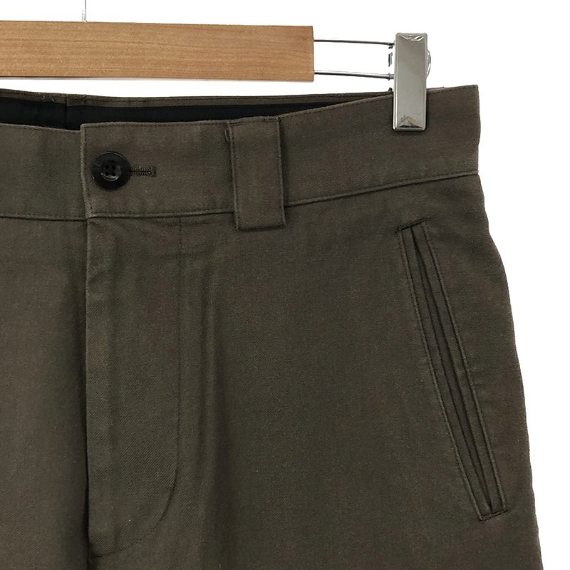 MARGARET HOWELL / マーガレットハウエル コットンツイル ストレートパンツ