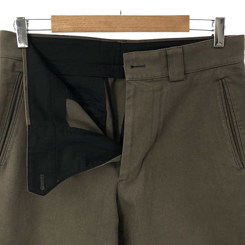 MARGARET HOWELL / マーガレットハウエル コットンツイル ストレートパンツ