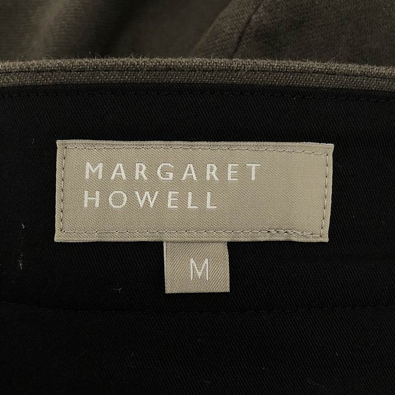 MARGARET HOWELL / マーガレットハウエル コットンツイル ストレートパンツ