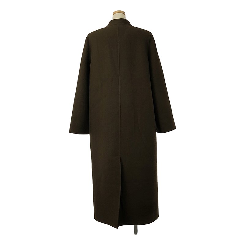 THE ROW / ザロウ CEREN COAT ウール カシミヤ混 ツイル ノーカラーコート