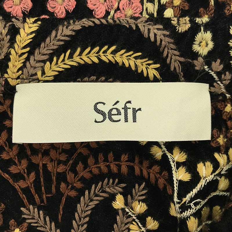 Sefr / セファ Embroidered Halva Shirt / 総柄 エンブロイダリー シャツ ジャケット