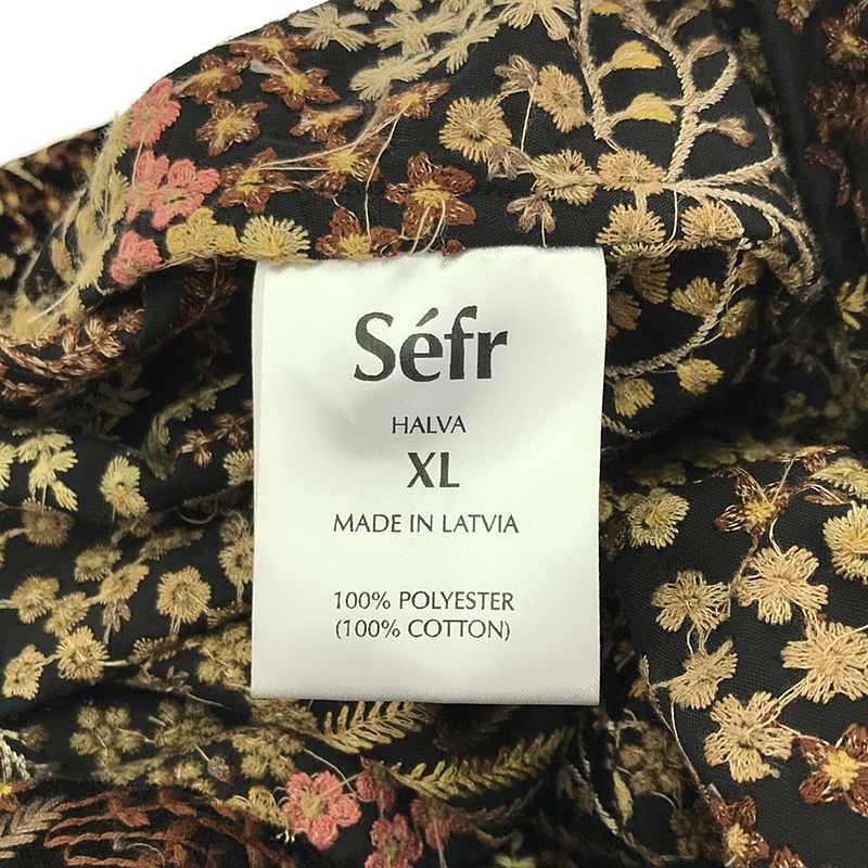 Sefr / セファ Embroidered Halva Shirt / 総柄 エンブロイダリー シャツ ジャケット