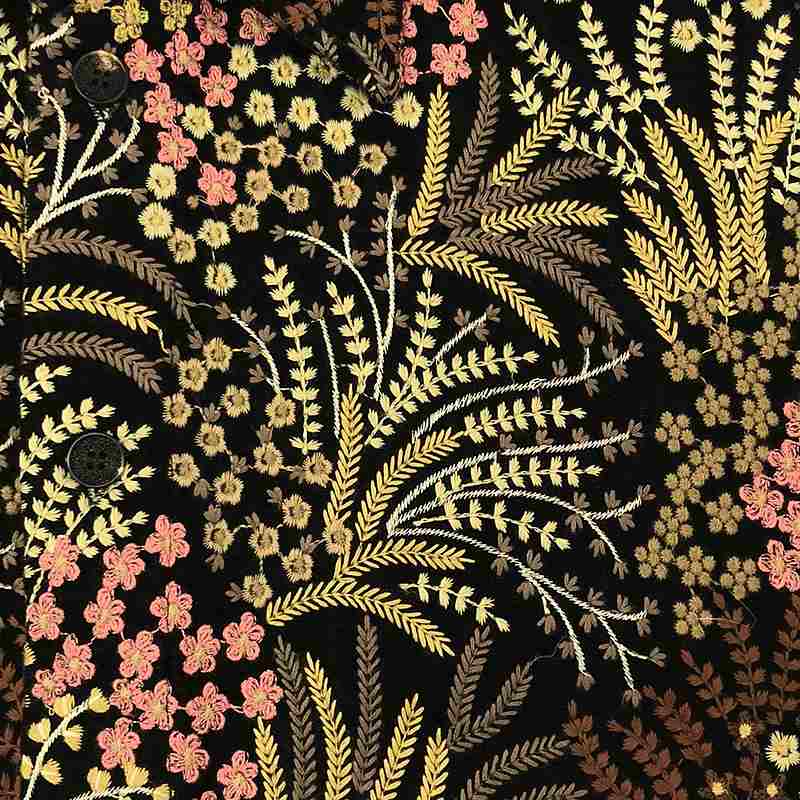 Sefr / セファ Embroidered Halva Shirt / 総柄 エンブロイダリー シャツ ジャケット