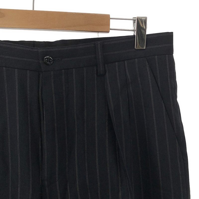 District UNITED ARROWS / ディストリクトユナイテッドアローズ ピンストライプ 2インプリーツパンツ