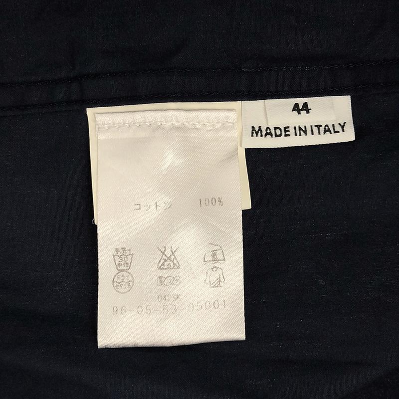 Umit Benan / ウミットベナン コットン ジップアップ 半袖シャツ