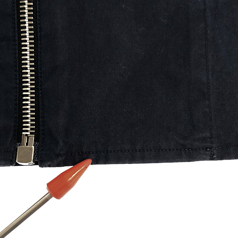 Umit Benan / ウミットベナン コットン ジップアップ 半袖シャツ