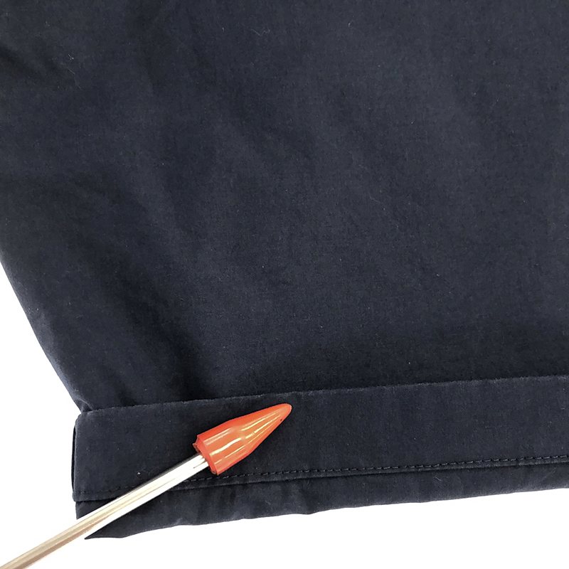 Umit Benan / ウミットベナン コットン ジップアップ 半袖シャツ