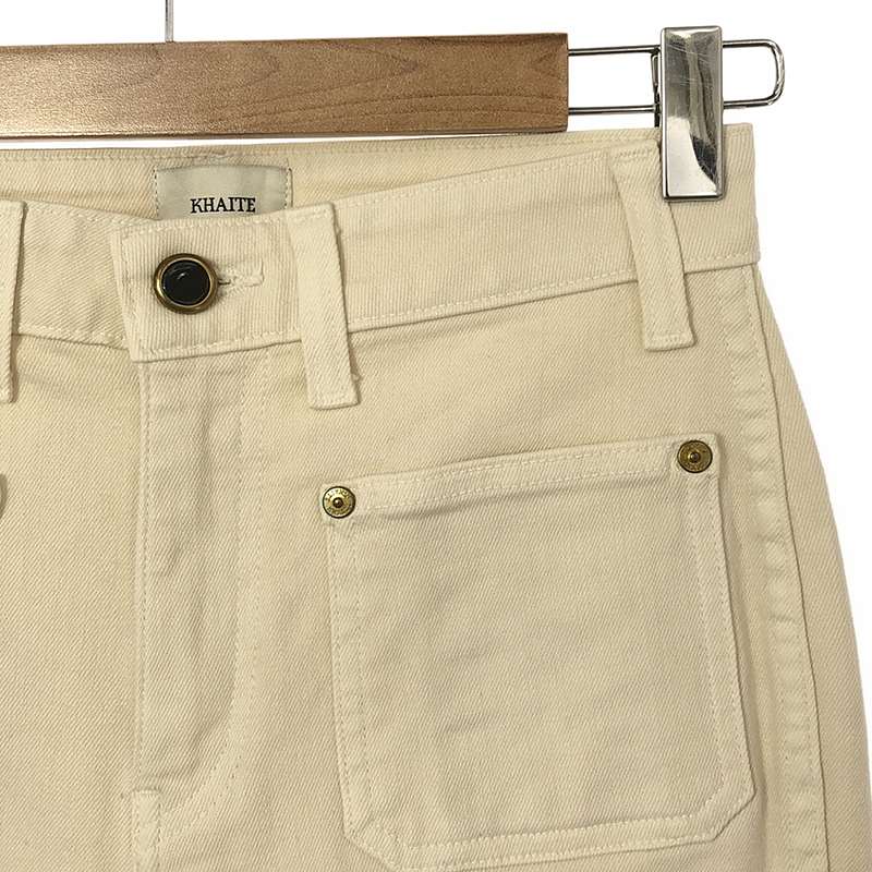 Khaite / ケイト Raquel Patch Cropped Flare デニムパンツ