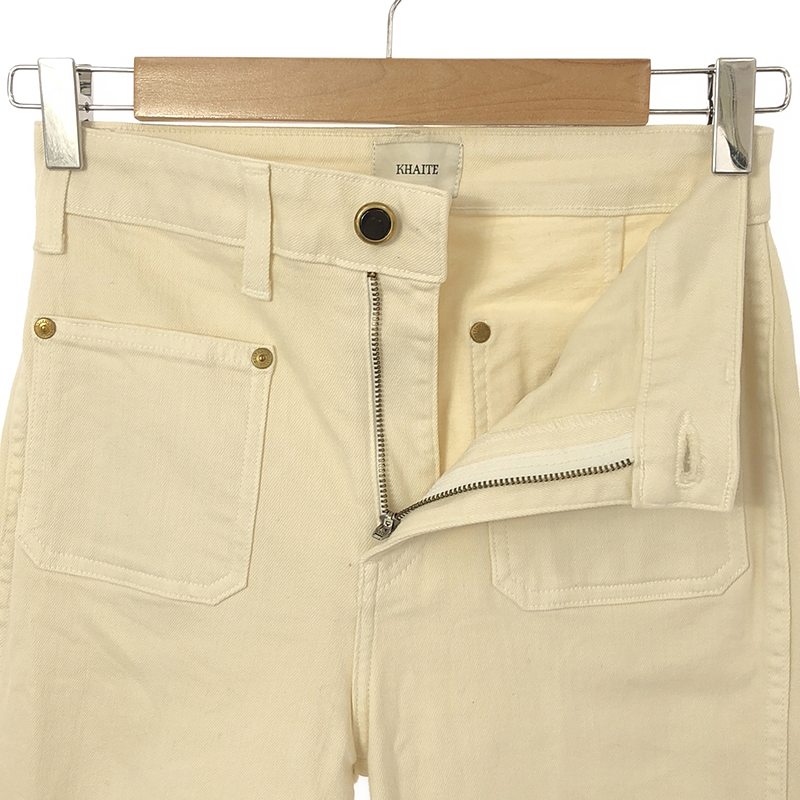 Khaite / ケイト Raquel Patch Cropped Flare デニムパンツ