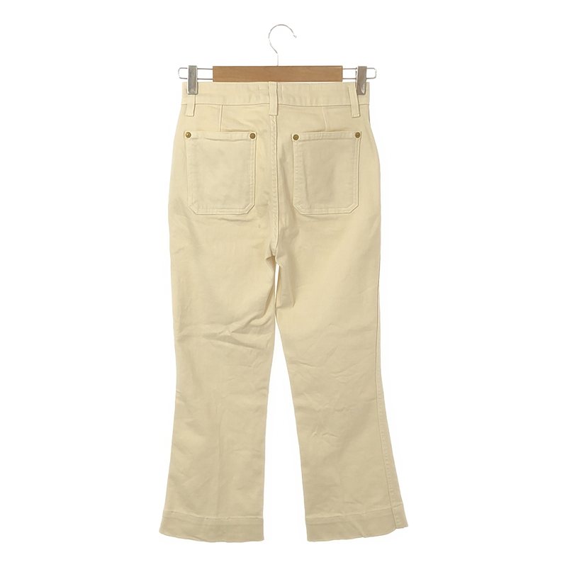 Khaite / ケイト Raquel Patch Cropped Flare デニムパンツ