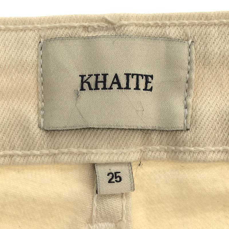 Khaite / ケイト Raquel Patch Cropped Flare デニムパンツ