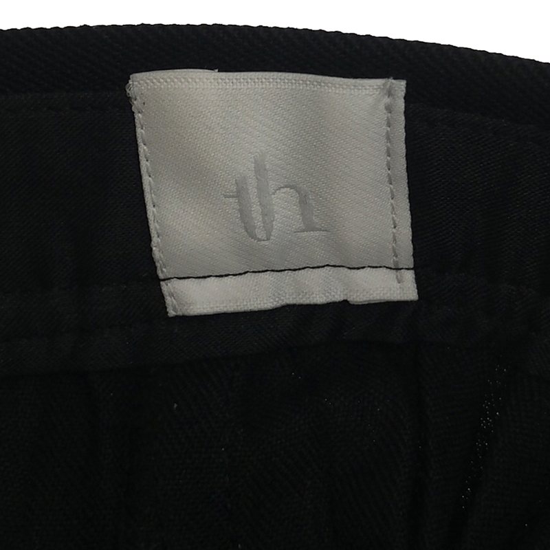 TARO HORIUCHI / タロウホリウチ Cutout Pleats Skirt  / ペチコート付き 変形 アシンメトリー サイドベルト プリーツ スカート