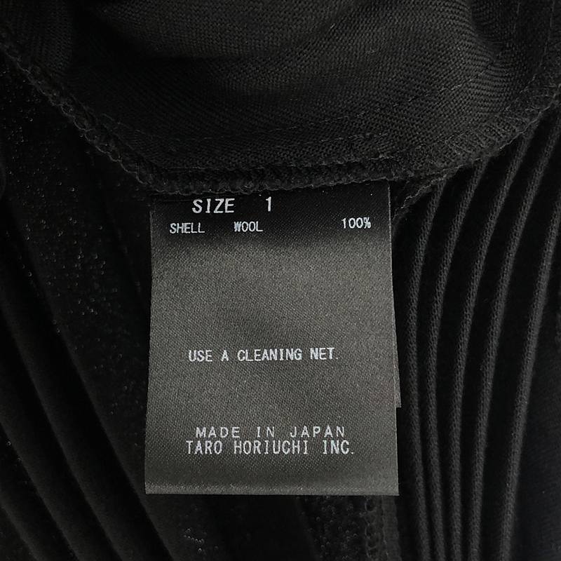 TARO HORIUCHI / タロウホリウチ Cutout Pleats Skirt  / ペチコート付き 変形 アシンメトリー サイドベルト プリーツ スカート