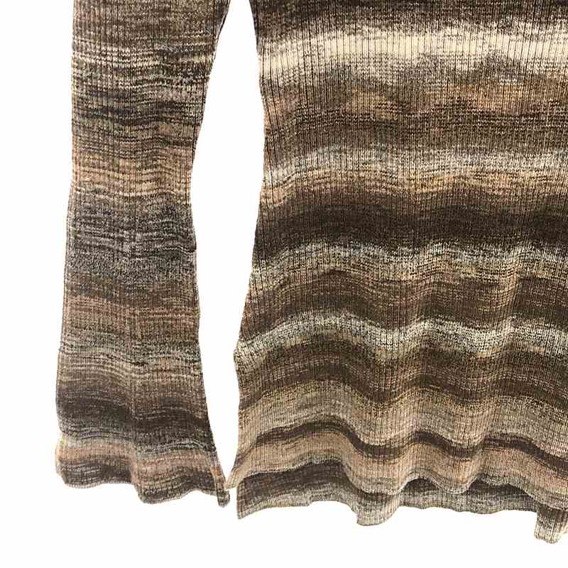 Mame Kurogouchi / マメクロゴウチ Ombre Stripe Knitted Top オンブレストライプニット