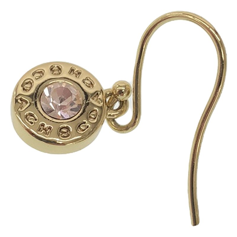 COACH / コーチ サークルロゴ ラインストーン フックピアス