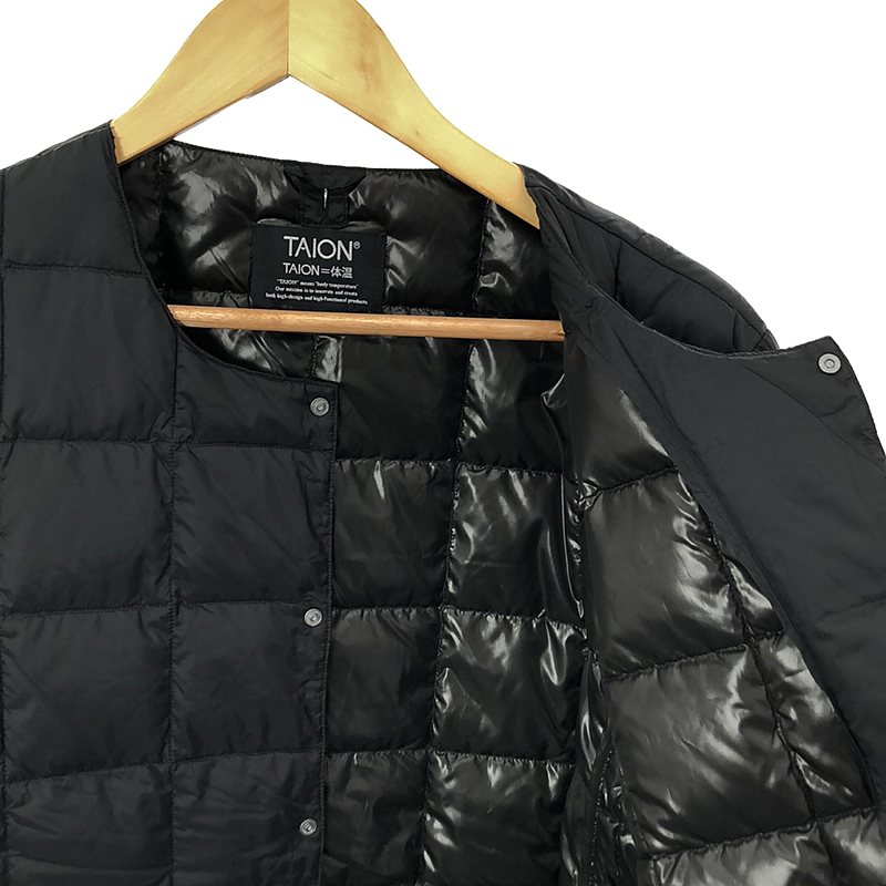 TAION / タイオン CREW NECK BUTTON DOWN JKT インナーダウンジャケット