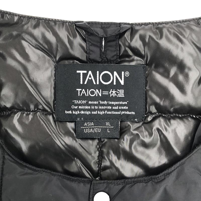 TAION / タイオン CREW NECK BUTTON DOWN JKT インナーダウンジャケット