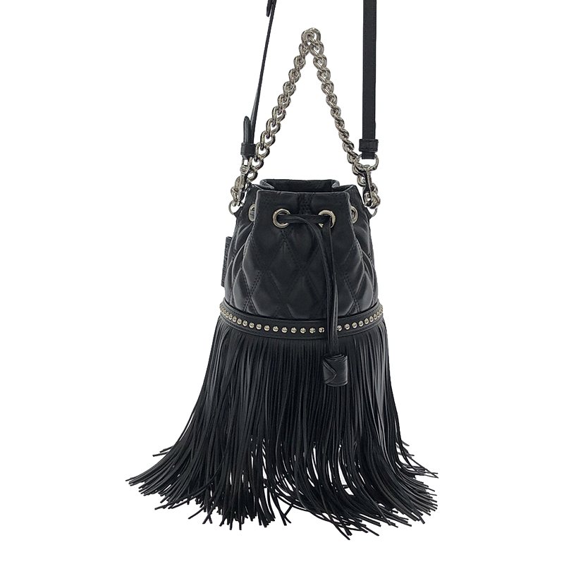 J&M DAVIDSON / ジェイアンドエムデヴィッドソン QUILTED MINI FRINGE STUDS CARNIVAL BAG カーニバル チェーンハンドル ショルダーバッグ